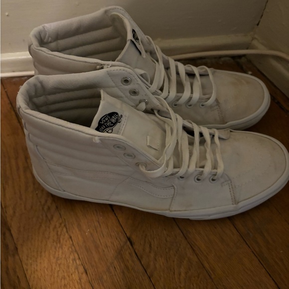 Used Vans Sk8 Hi White Sz 12M - Picture 4 of 6